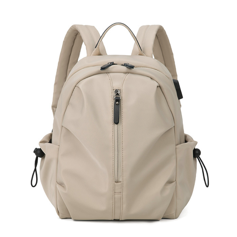 Anti-Theft Large Capacity Textured Nylon Backpack