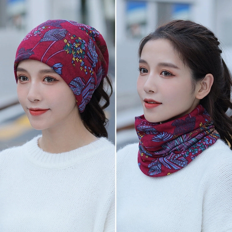 Unisex Casual Star Flower Polyester Scarf