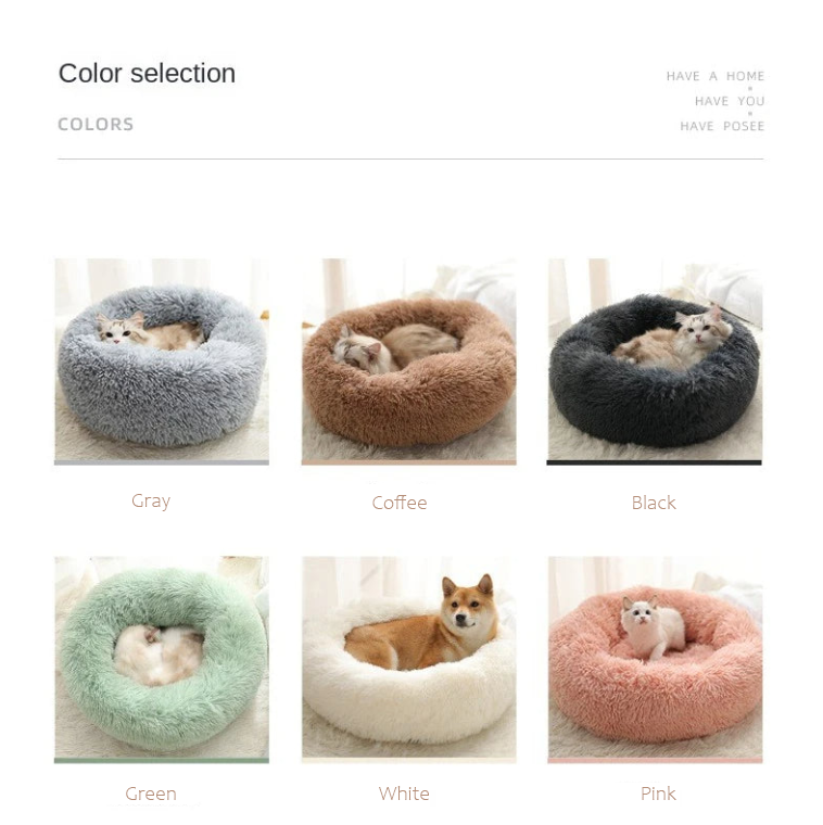 Kimpets Soft Round Pet Bed