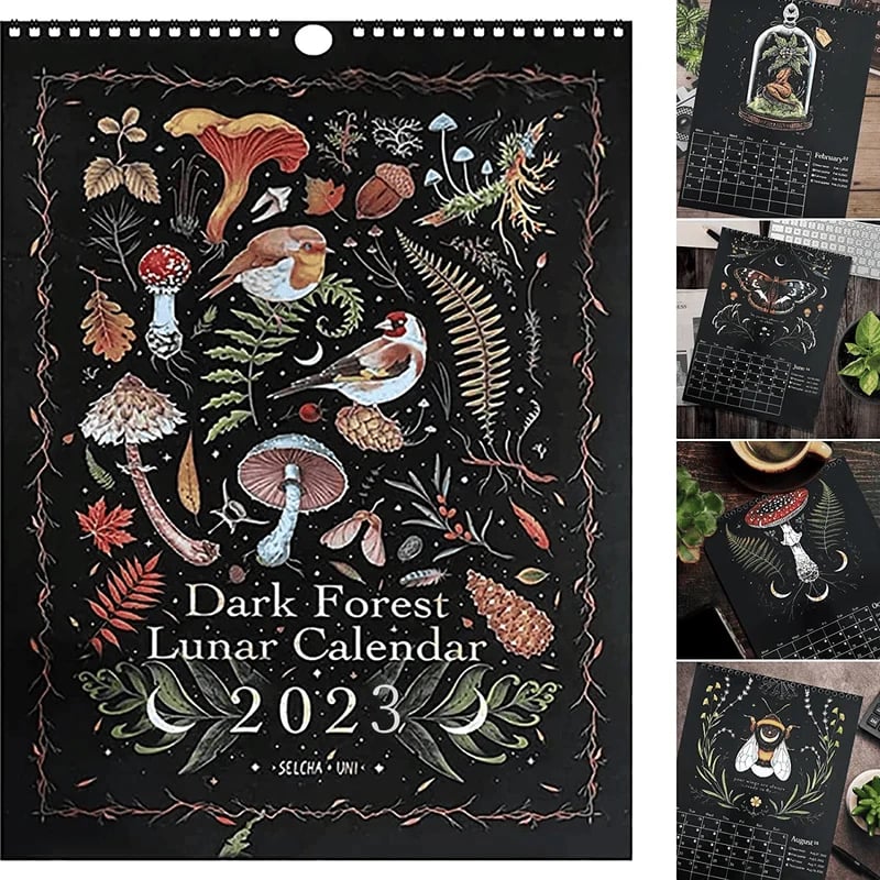 🔥 BIG SALE - 48% OFF 🔥🔥2023 Dark Forest Lunar Calendar