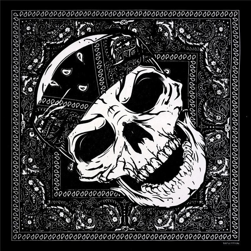 Unisex Hip-Hop Punk Skull Polyester Bandanas