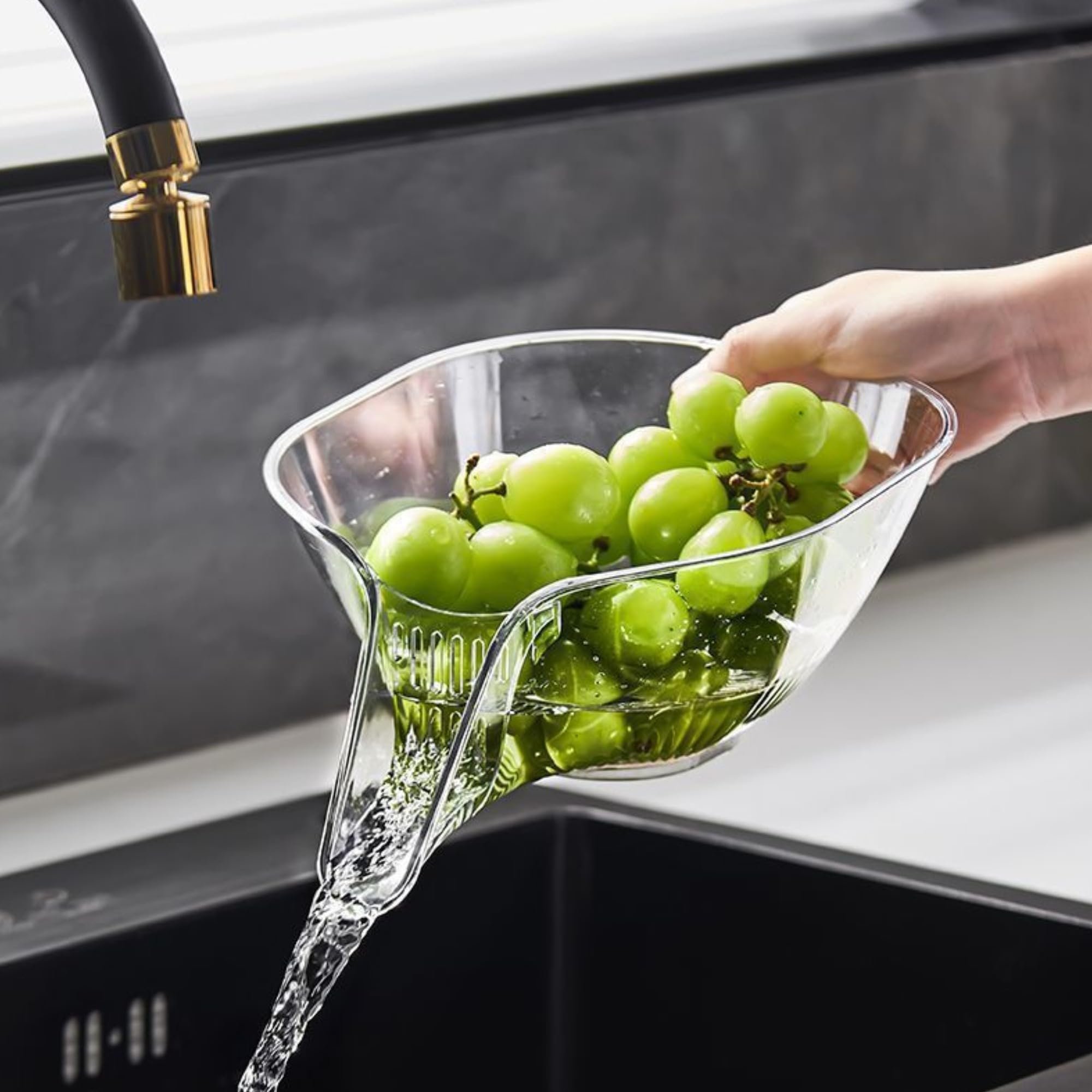 Multi-Functional Drain Basket With Funnel