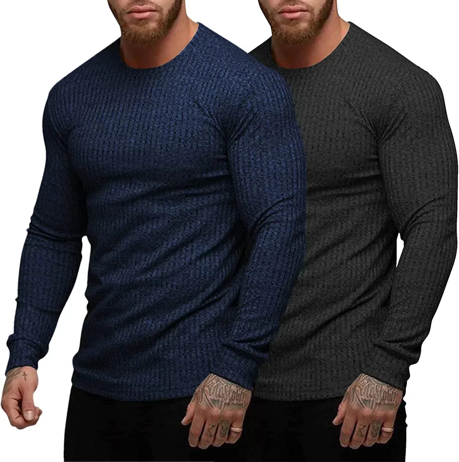 2-Pack Stretch Gym Bodybuilding T-Shirt (US Only)