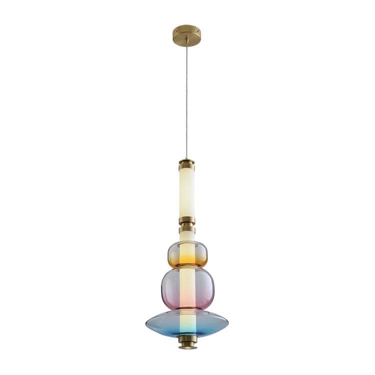 Calitrix Deux | Modern Glass Pendant Light
