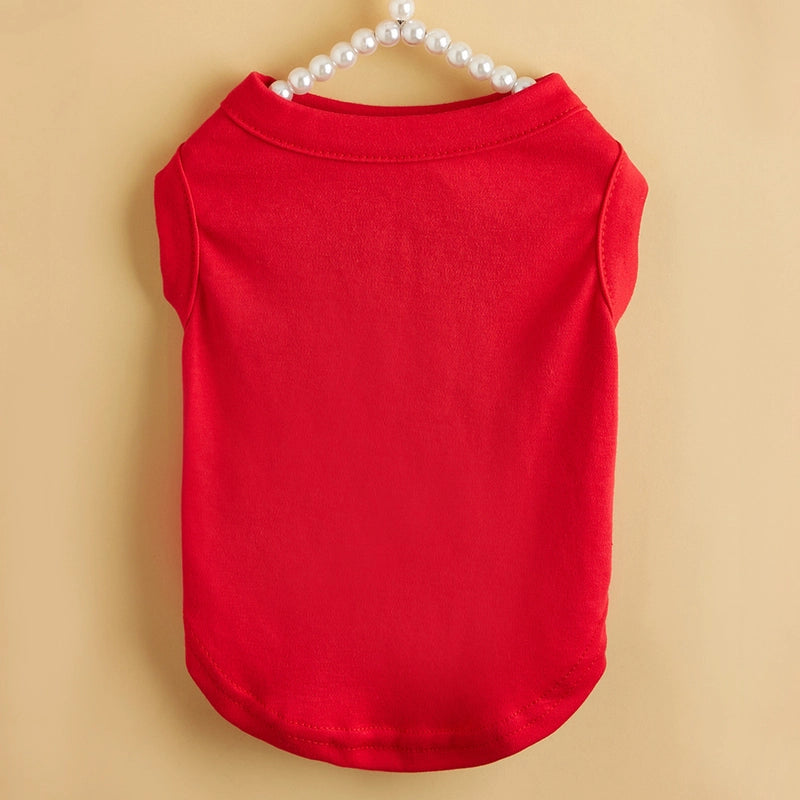 Casual Polyester Solid Color Pet Clothing