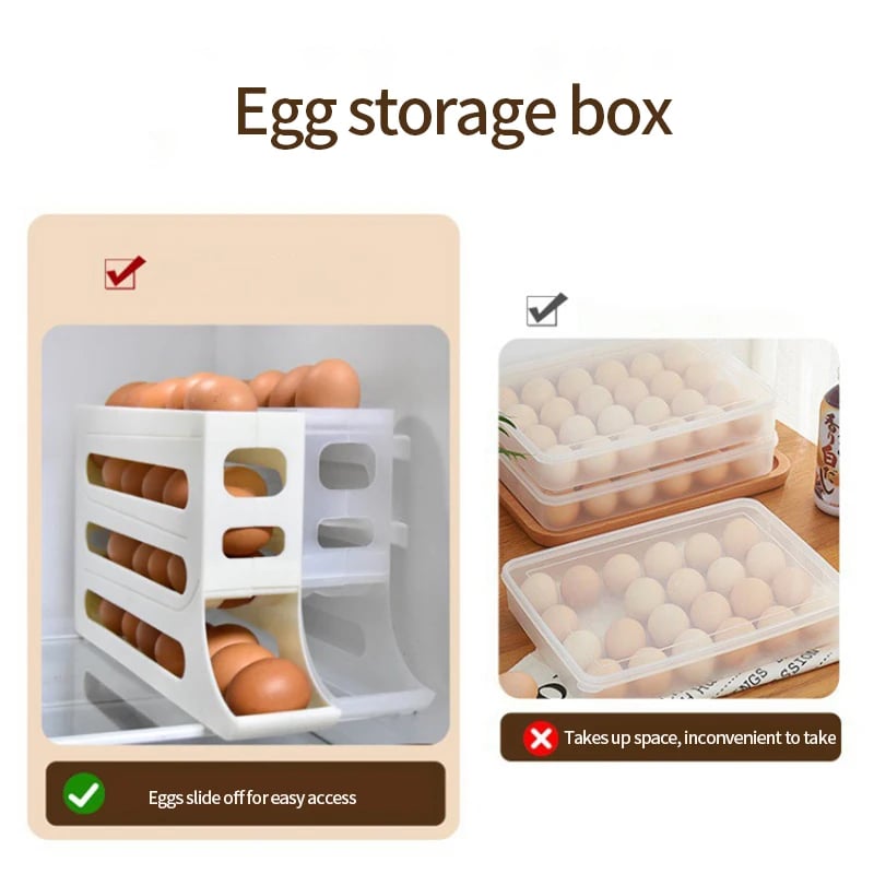 4 Tiers Egg Holder for Fridge