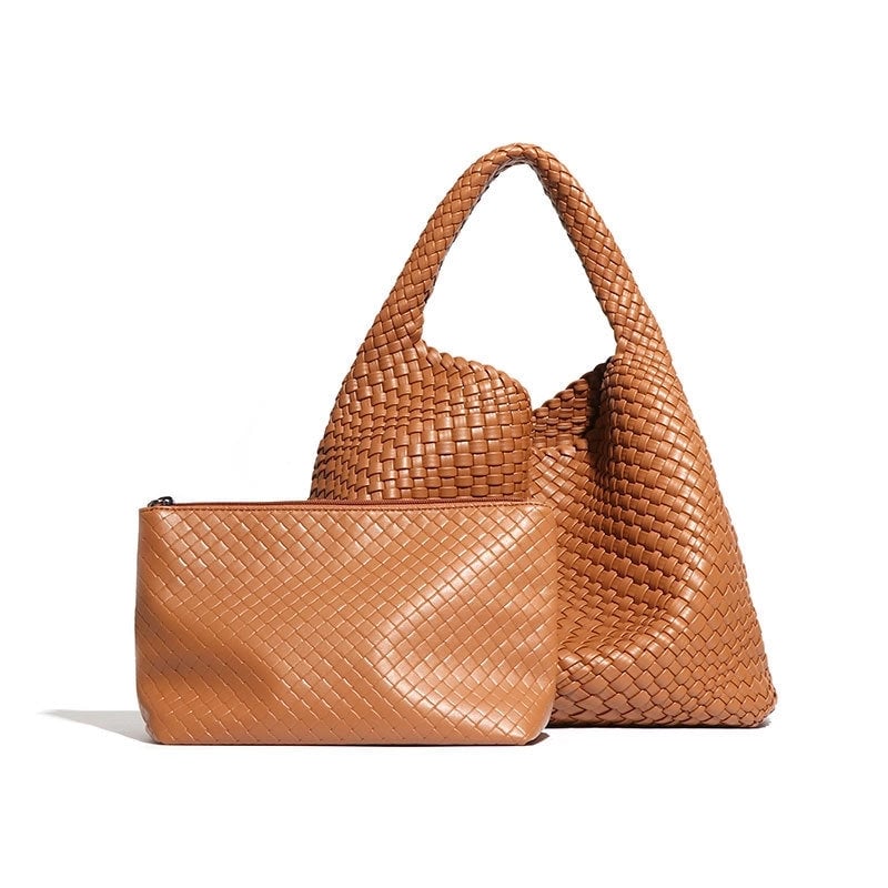 Women's Small All Seasons Pu Leather Solid Color Streetwear Bucket Magnetic Buckle Shoulder Bag