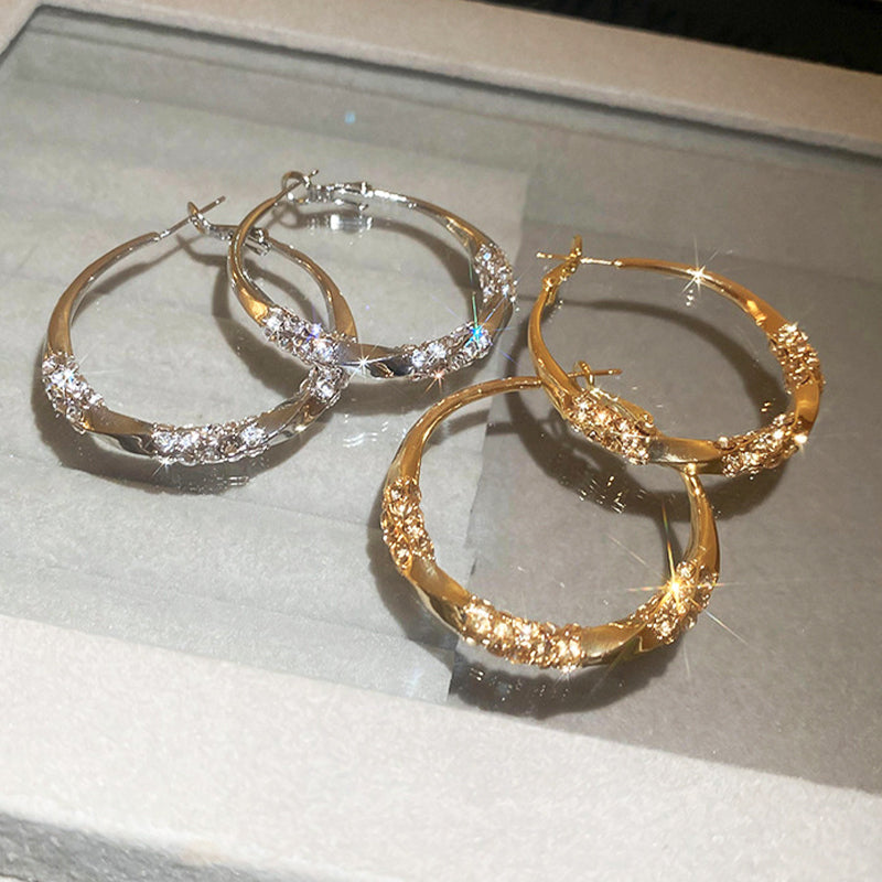 💖LAST DAY SALE 49% OFF💖Circle Earrings with Zirconia