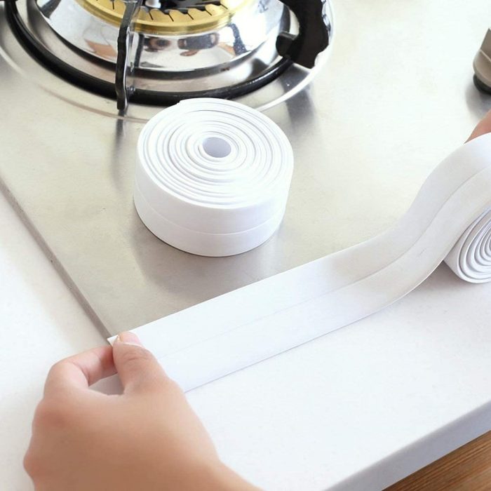 Self-Adhesive Waterproof Sealing Tape - Wall Sealing Tape Bathroom Kitchen Corner 3.2m