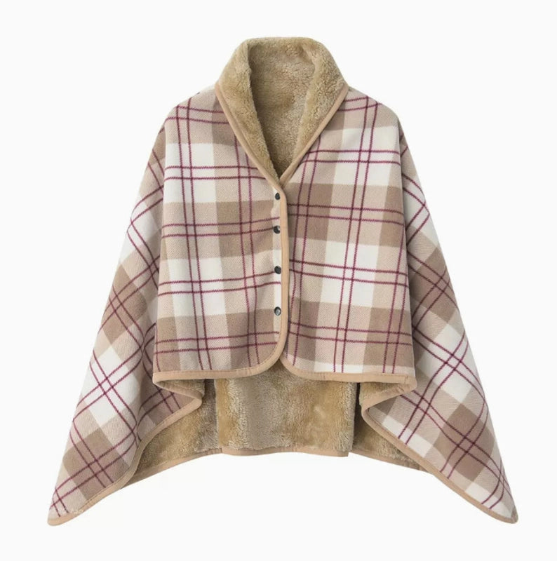 Casual Lattice Polyester Shawl Blanket Bedding