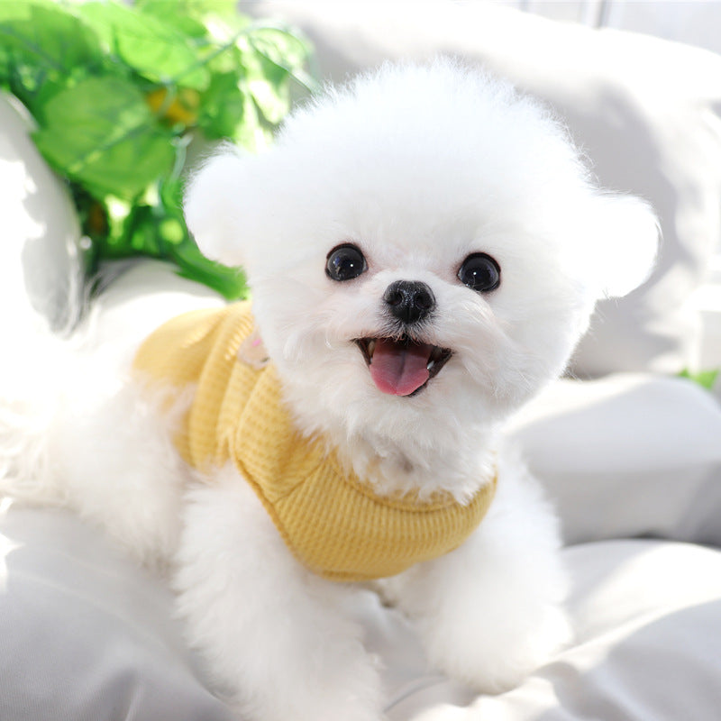 Breathable Bear Printed Cat Dog Vest