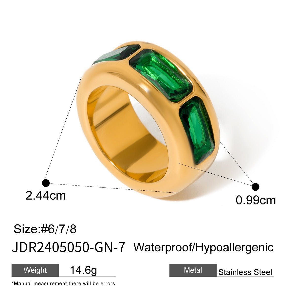 Jie Ding Stainless Steel Ring Titanium Steel Female Niche Design Ring Ring