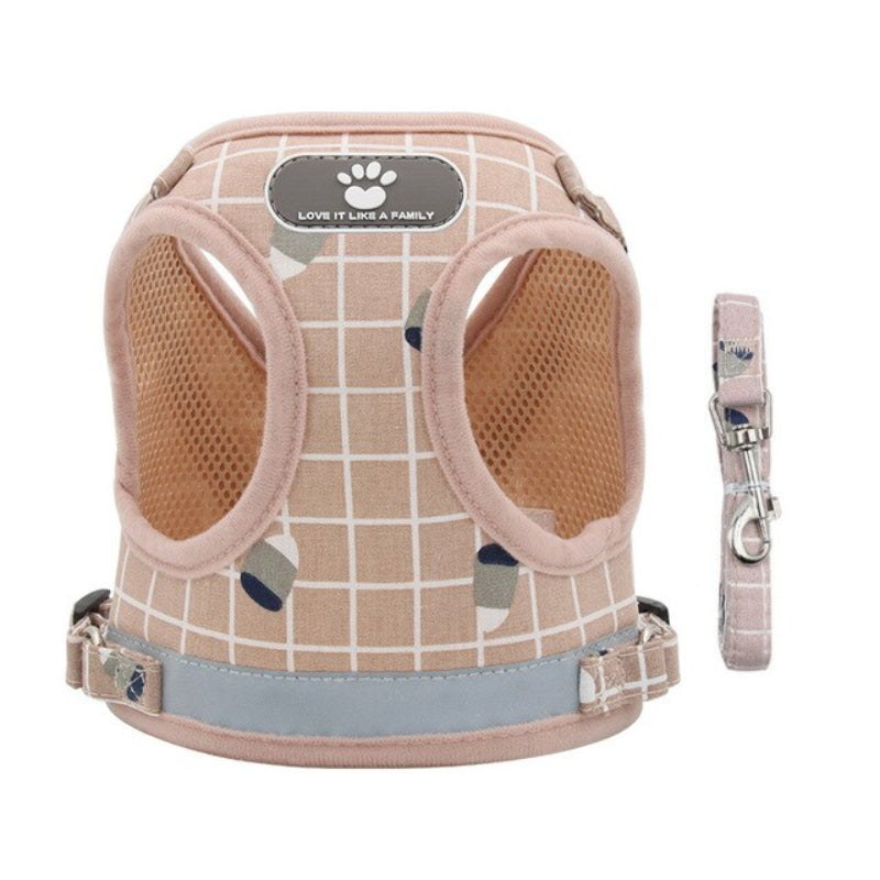Fashion Plaid Cat Harnesses