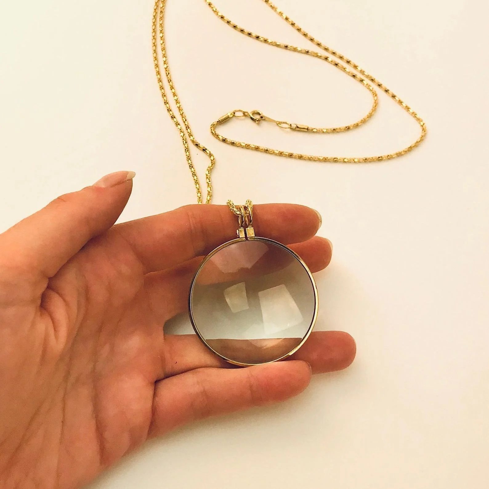 🔥-Magnifying Glass Necklace gift