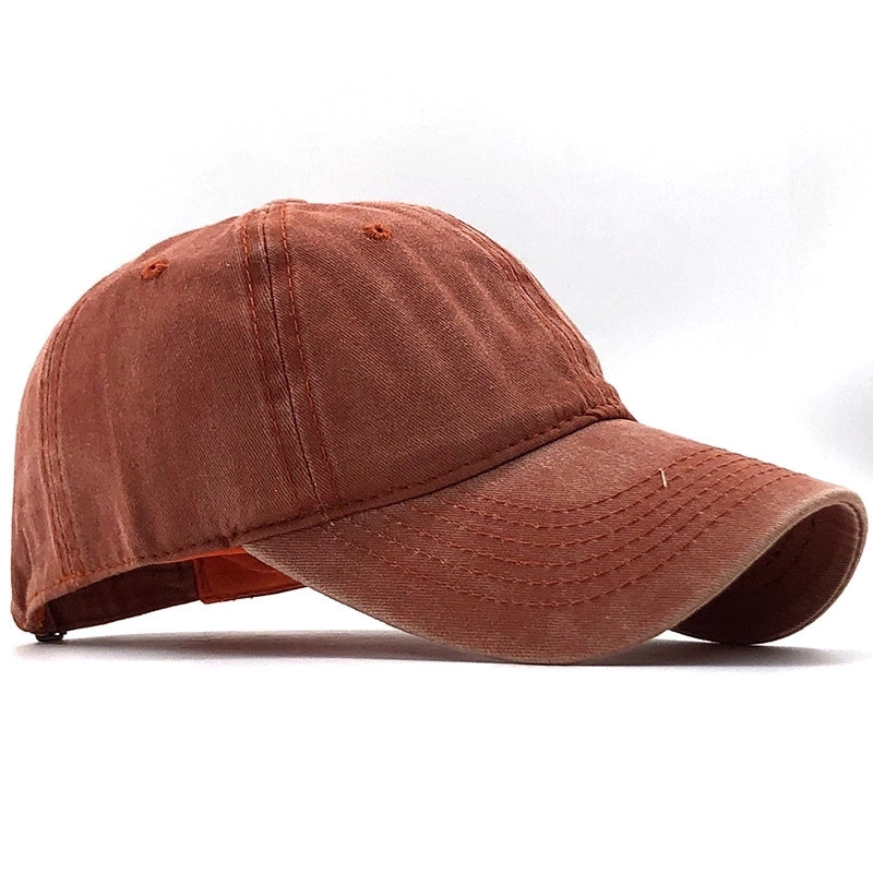 Korean Washed Cotton Distressed Baseball Hat