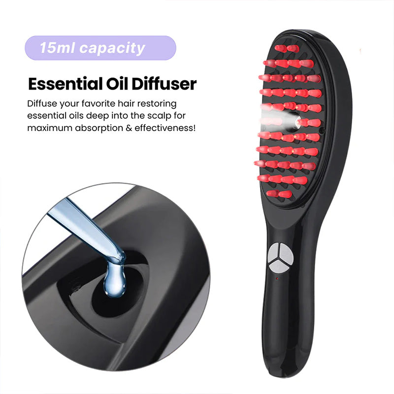 Electric Massage Comb - Soothe. Stimulate. and Reduce Fatigue