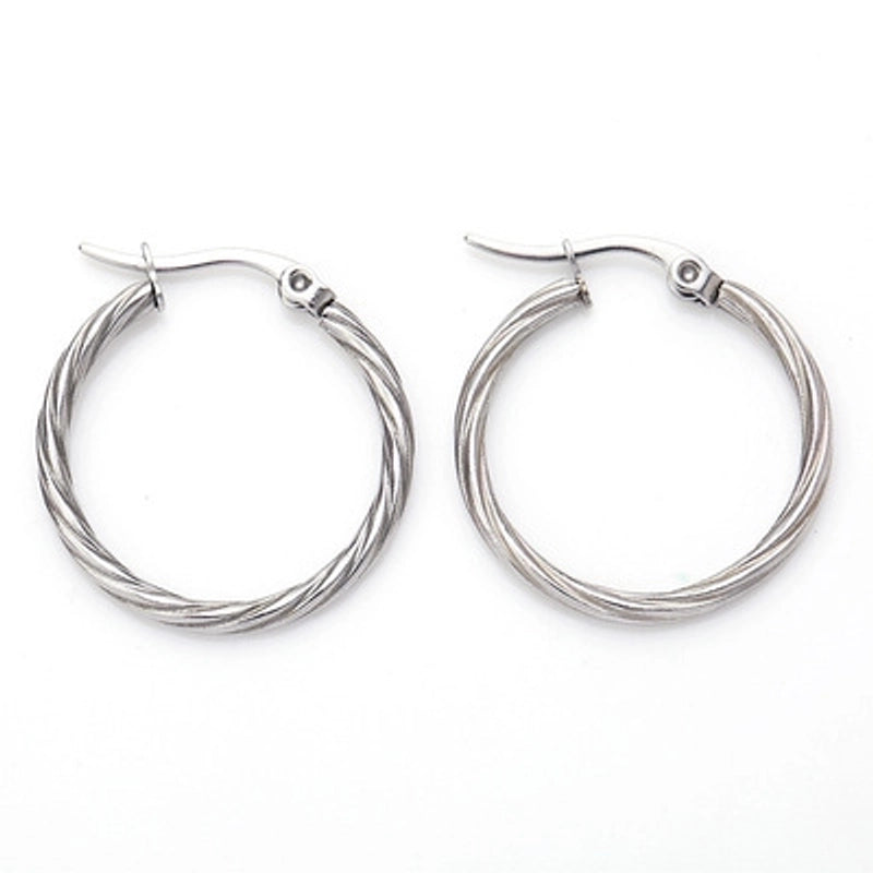 1 Pair Fashion Geometric Plating 201 Stainless Steel 18K Gold Plated Earrings