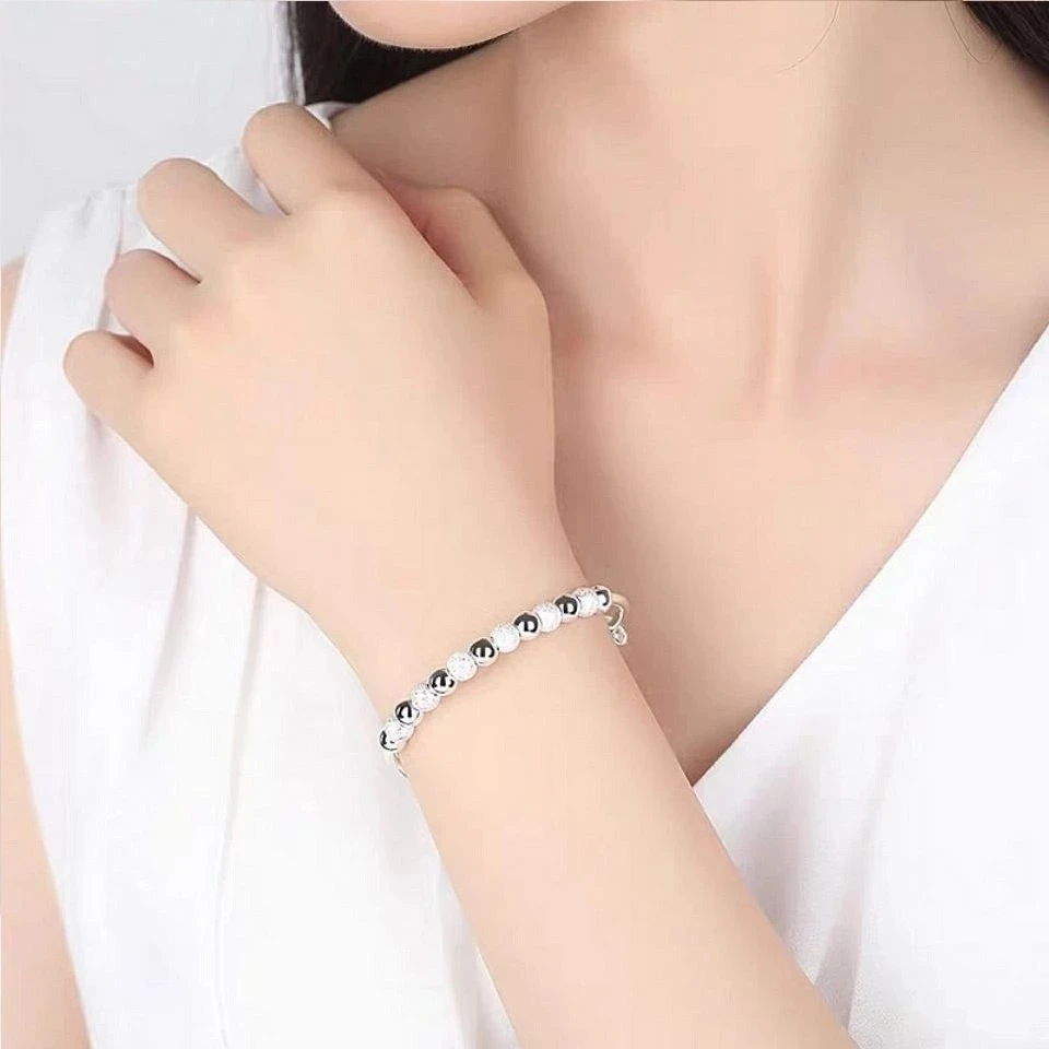 Jewelry charms 925 sterling silver Luxury Beads bracelets Bangles cute for women fashion party wedding jewelry Adjustable