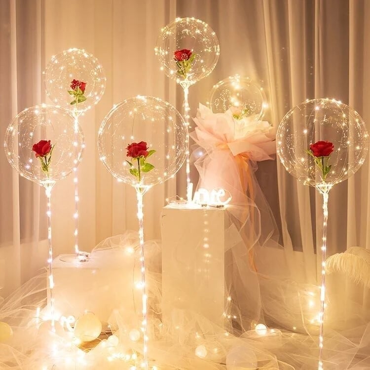 💕LED Luminous Balloon Rose Bouquet- Buy 5 Free Shipping