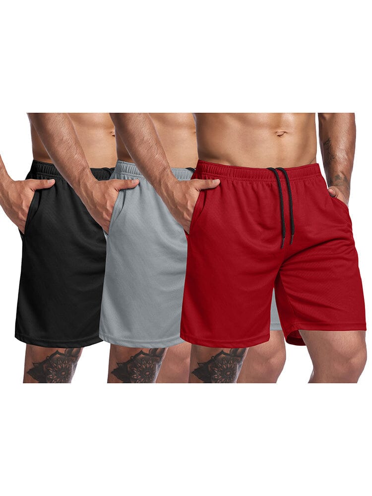 3-Pack Workout Shorts with Pocket (US Only)