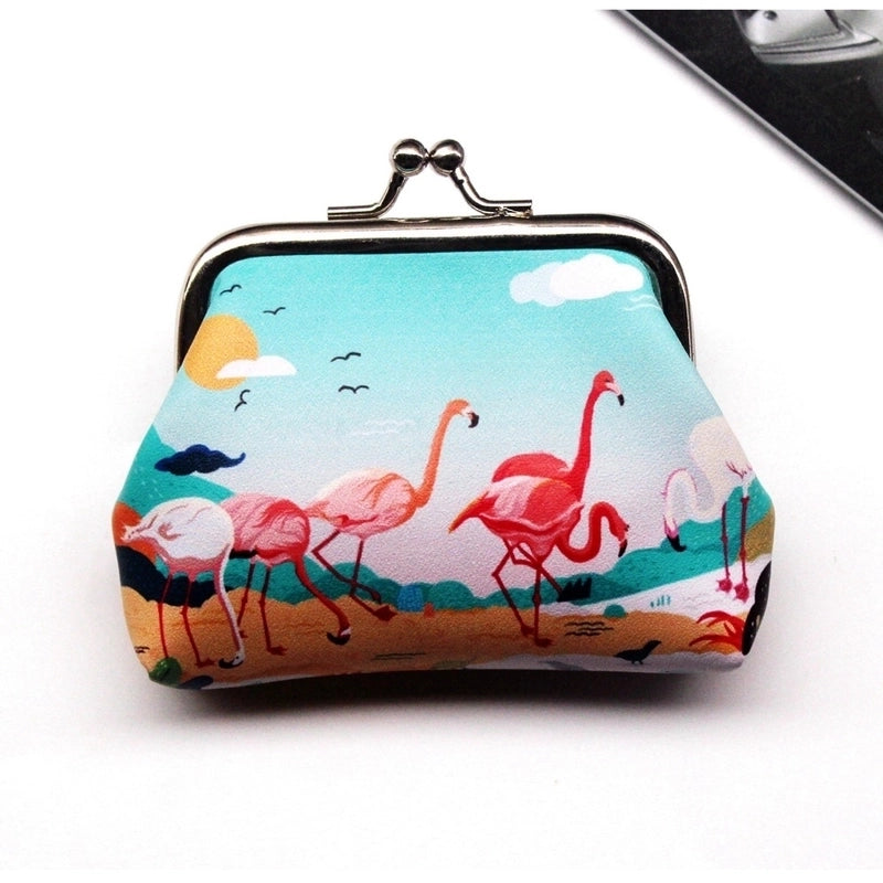 Women's Animal Pu Leather Clasp Frame Coin Purses