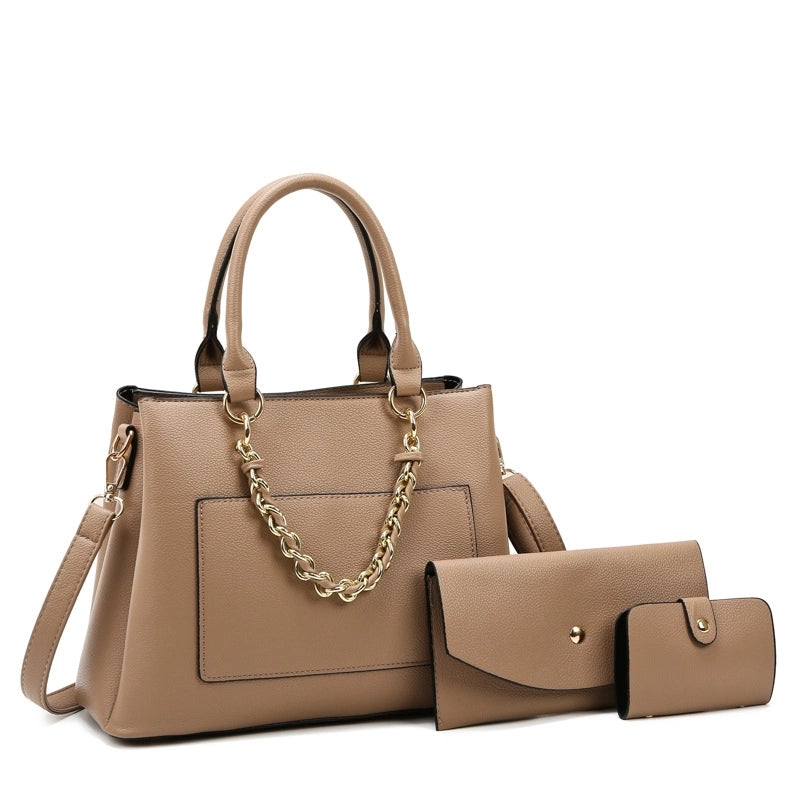 Women's Medium Pu Leather Fashion Bag Sets