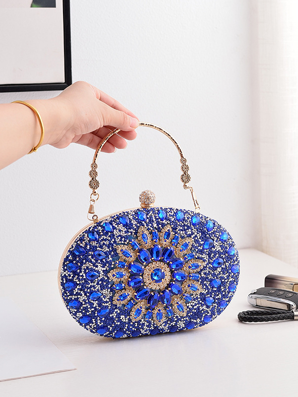 Geometric Shiny Split-Joint Bags Bags Accessories Handbags