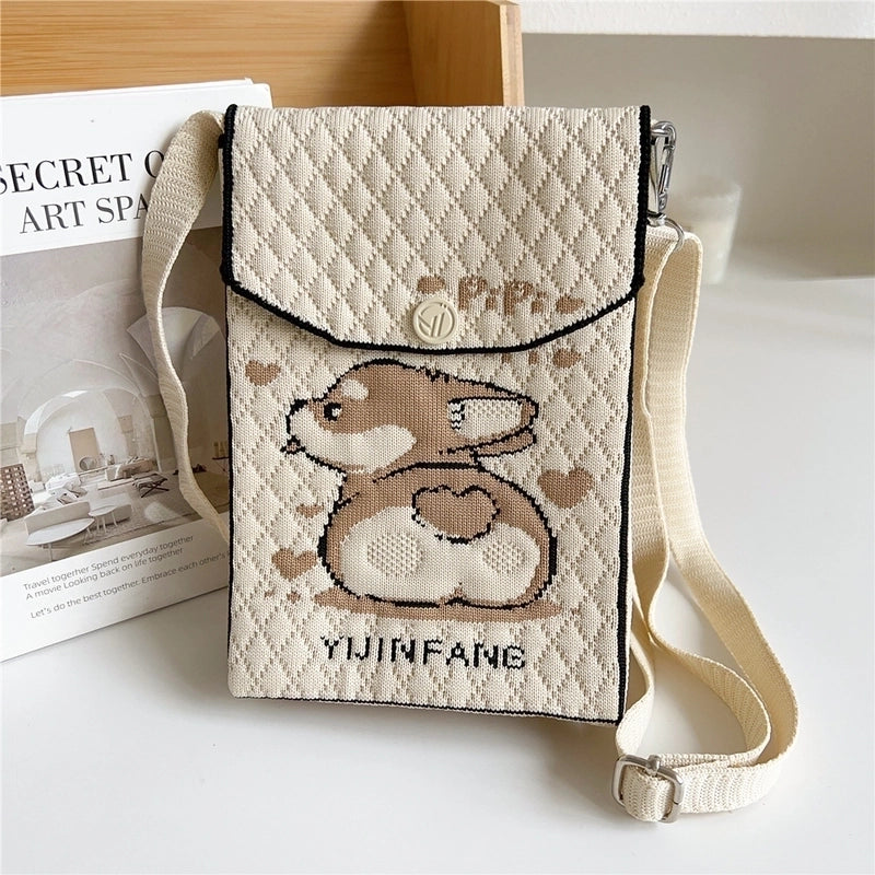 Women's Mini Spring&summer Knit Vacation Shoulder Bag