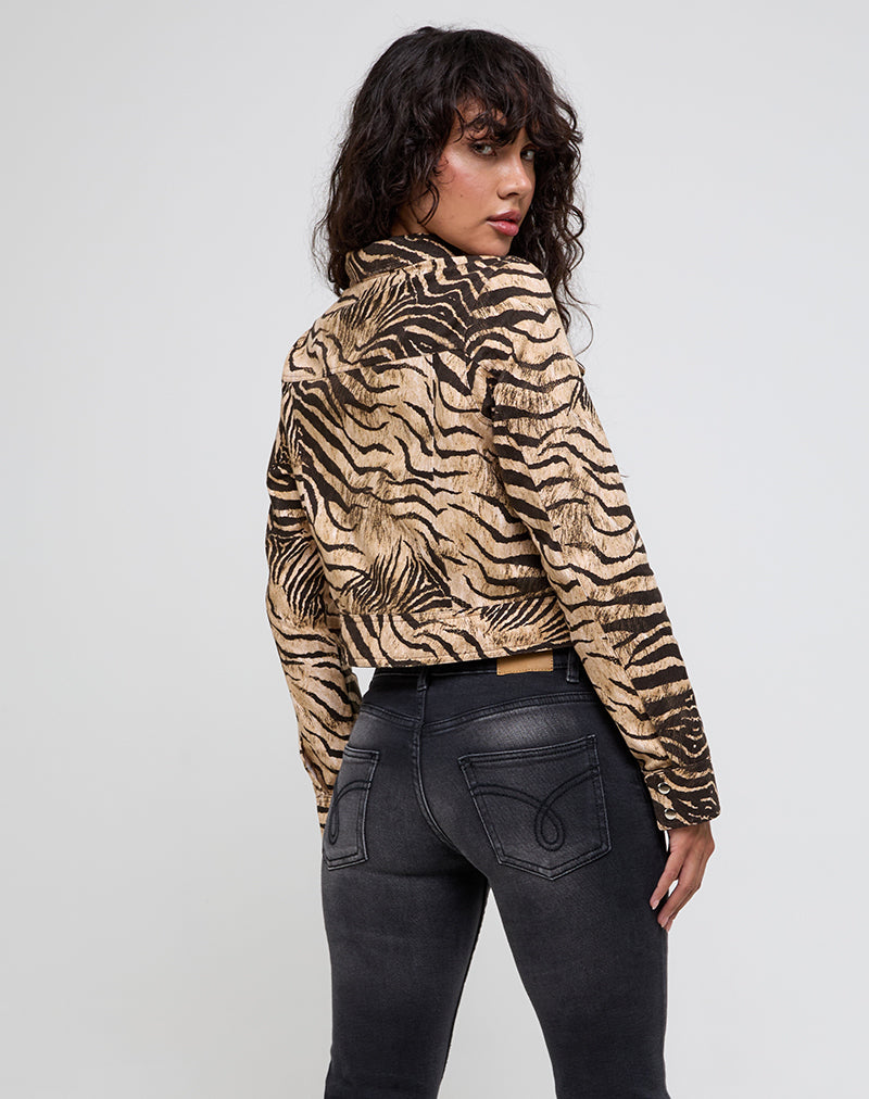 Hoshi Jacket in Wild Animal Print