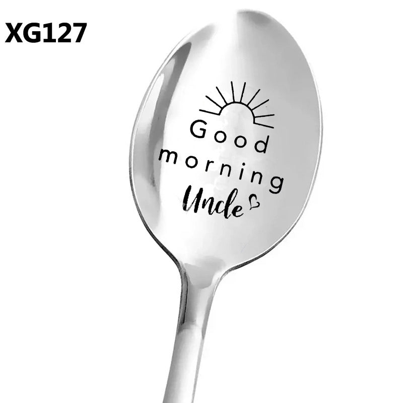 Fashion Letter Stainless Steel Tableware 1 Piece