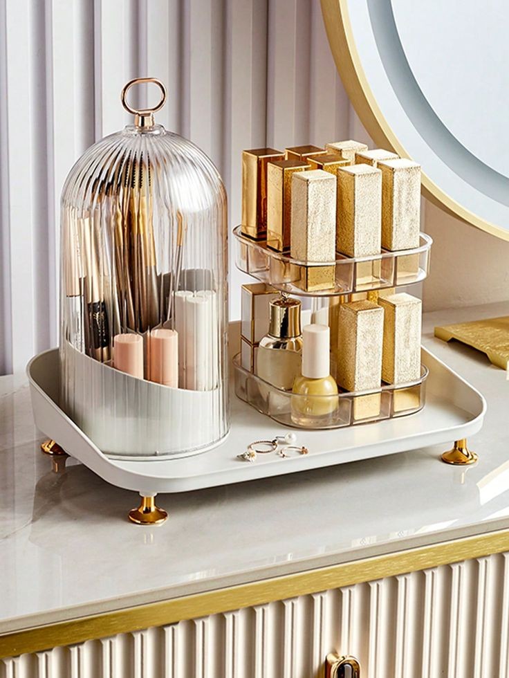 ROTATING COSMETIC ORGANIZER