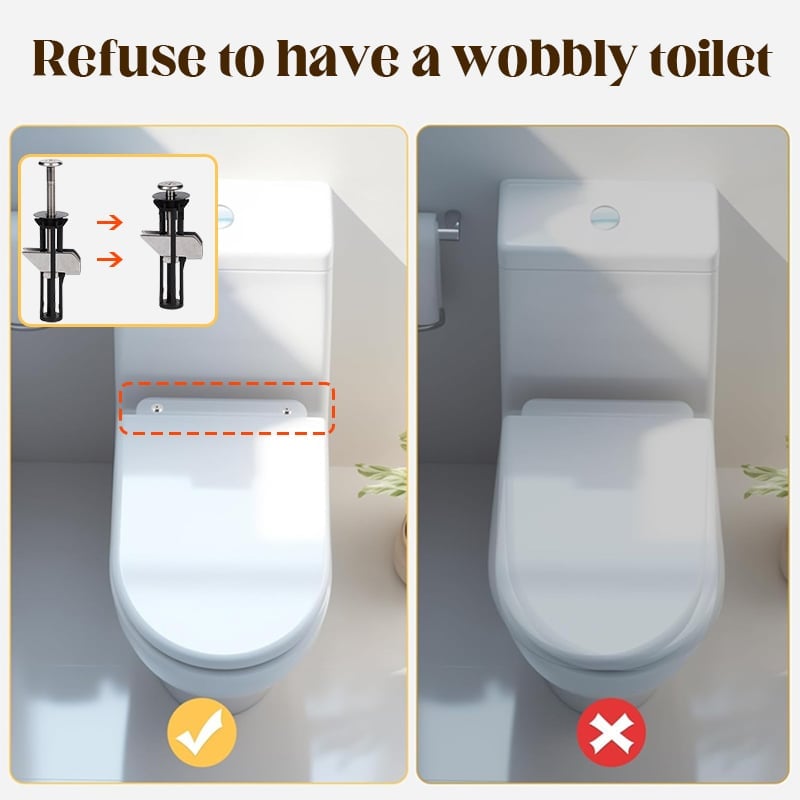 🔥Buy 1 Get 1 Free🔥Heavy Duty Toilet Seat Fastener Bolt kit