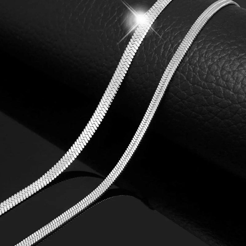 Minimalist Round Titanium Steel Polishing Necklace 1 Piece