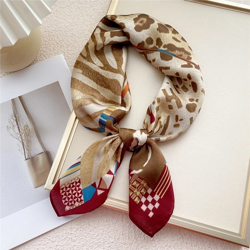 70 Small Square Scarf Silk Scarf Autumn And Winter Gauze Scarf