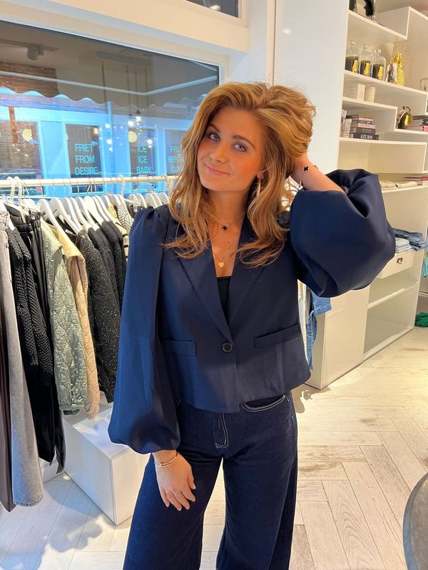 Kylie Blazer Long Sleeve Dark Blue
