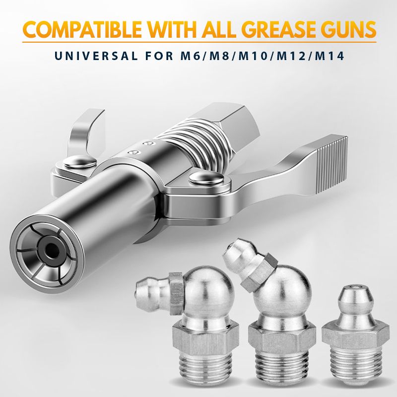 🔥Last Day Promotion 75% OFF🔥Dual Handle Grease Gun Coupler