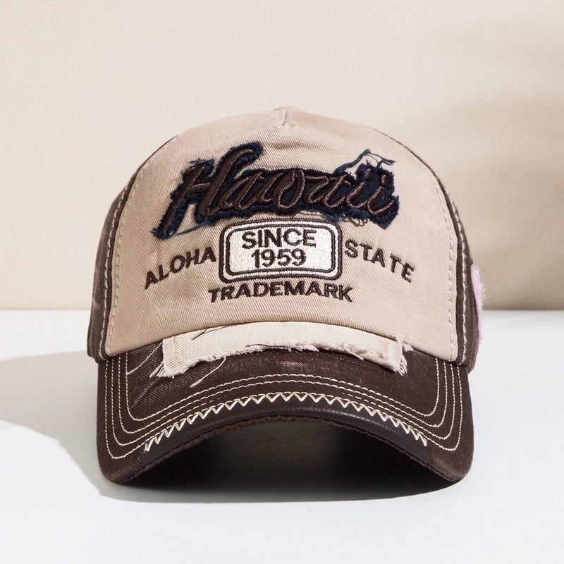 Unisex Embroidery Letter Embroidery Curved Eaves Baseball Cap