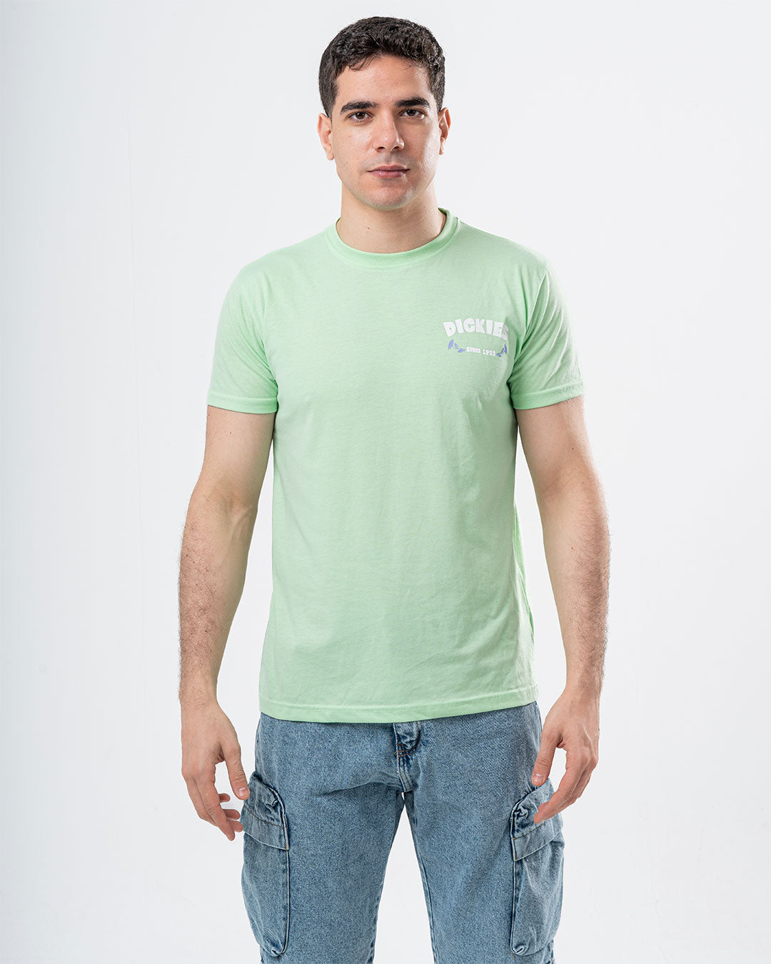 Double Printed Men Short Sleeve T-shirt