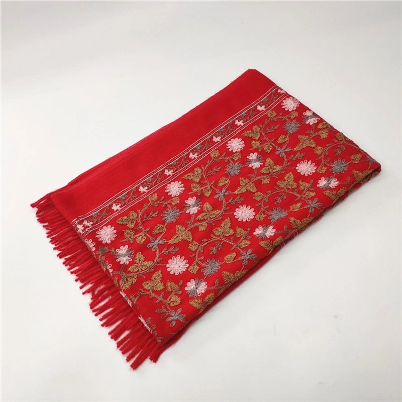 Women's Retro Ethnic Style Printing Imitation Cashmere Scarf