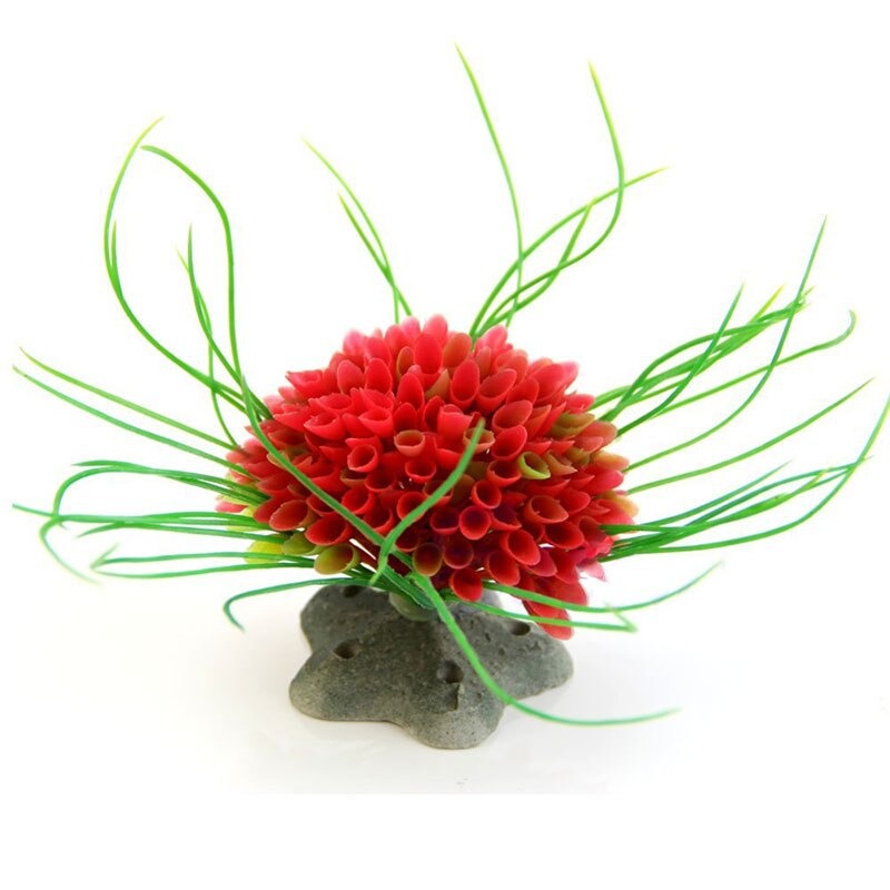 Green Plant Ornament For Aquarium