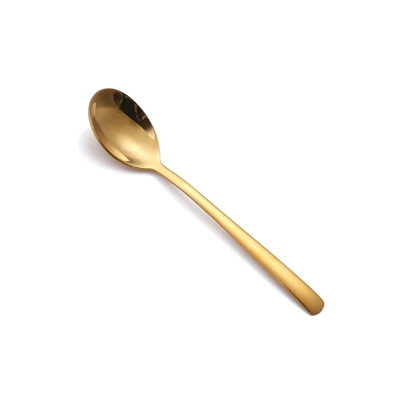 Casual Solid Color Stainless Steel Tableware