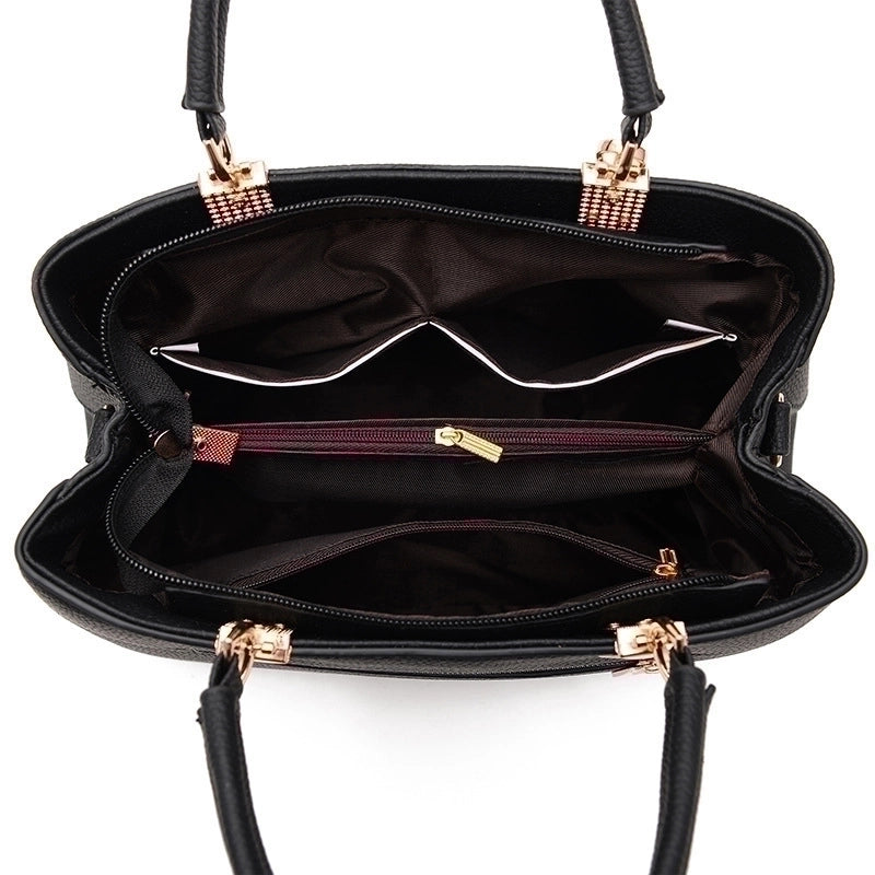 Women's Large All Seasons Pu Leather Basic Tote Bag