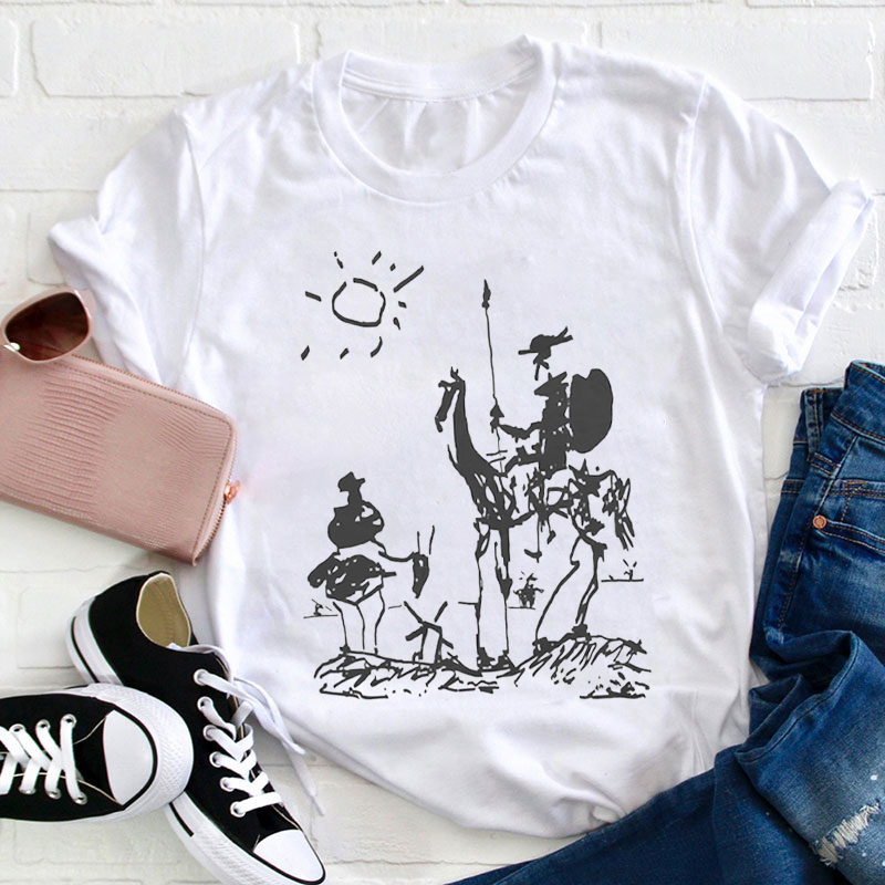 Don Quixote Teacher T-Shirt