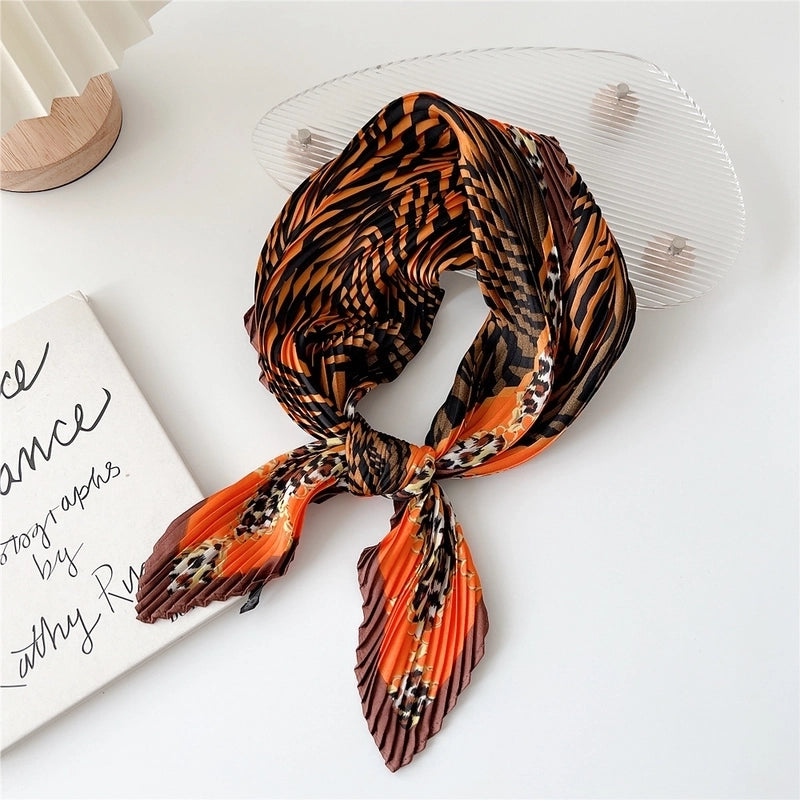 Women's Elegant Printing Polyester Printing Silk Scarf