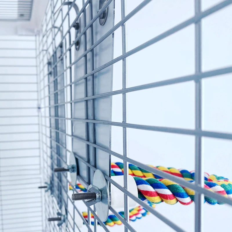 Parrot Toy Acrylic Bird Mirror