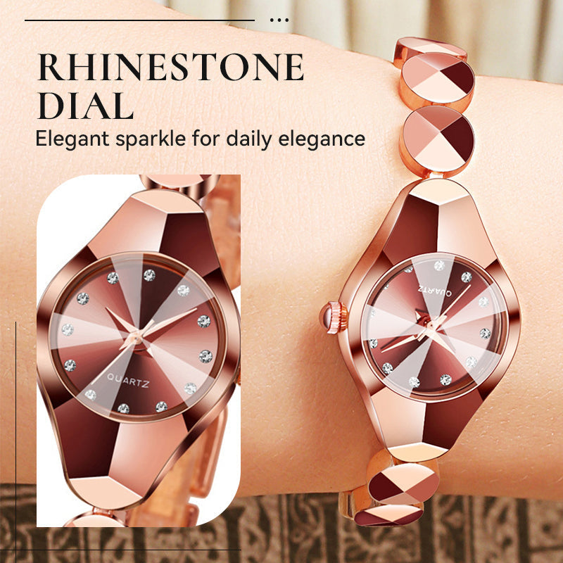 💕Premium Quartz Watch with Rhinestone Accents✨