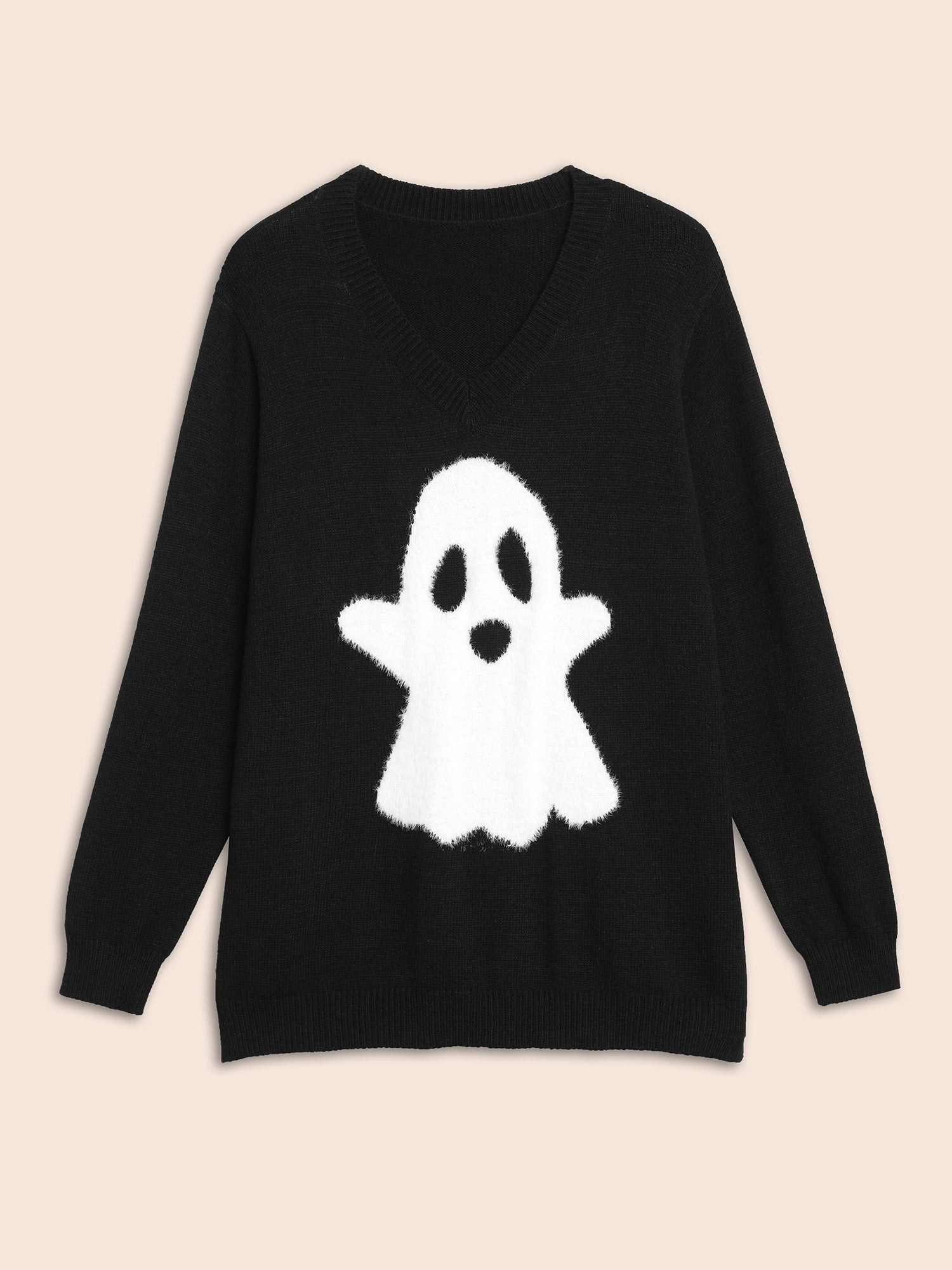 Mink Touch Ghost Printed Pullover