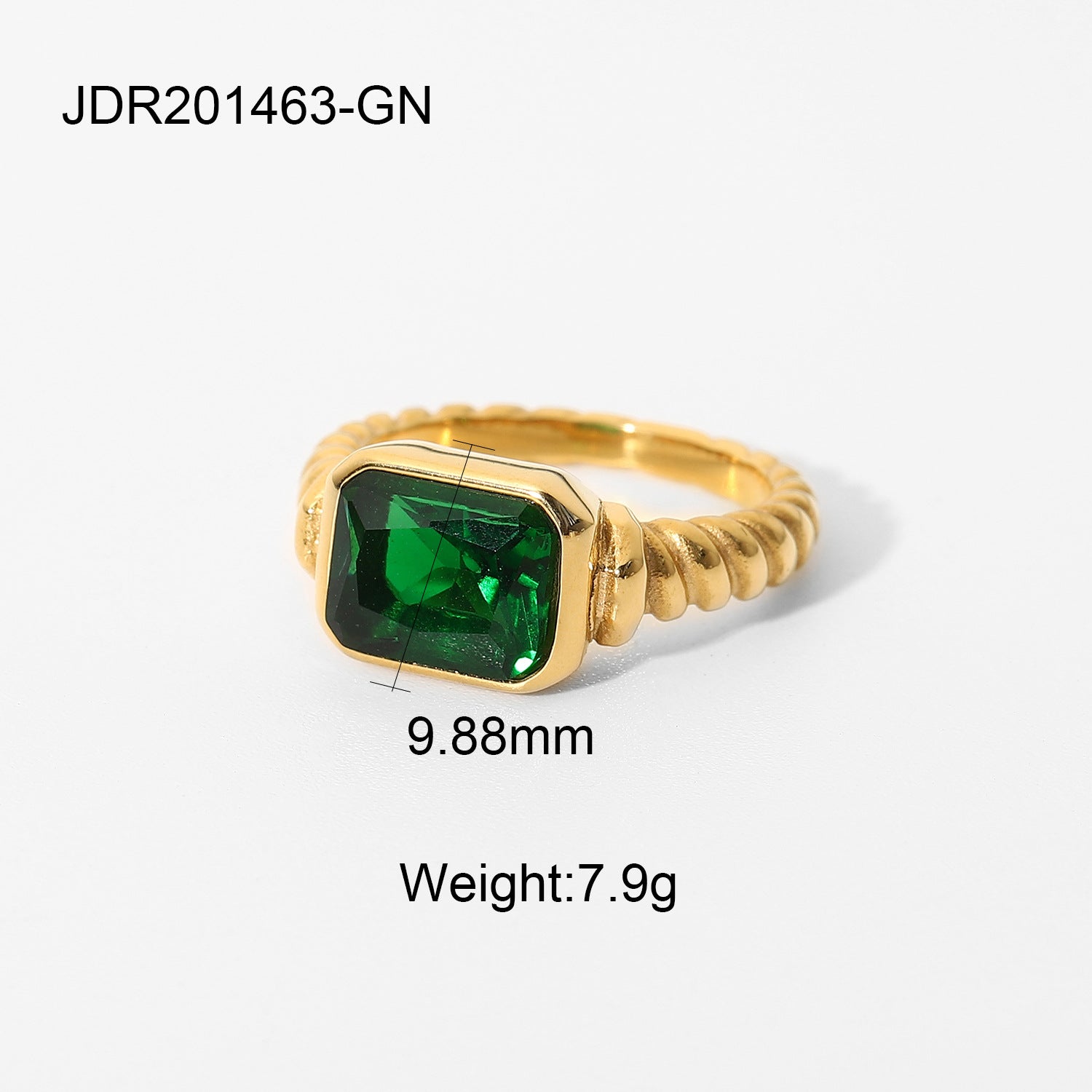 Jie Ding Stainless Steel Ring Titanium Steel Female Niche Design Ring Ring