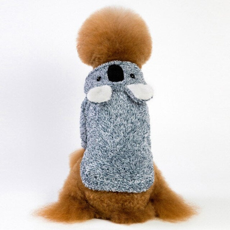 Dog Hoodies Clothes Solid Color