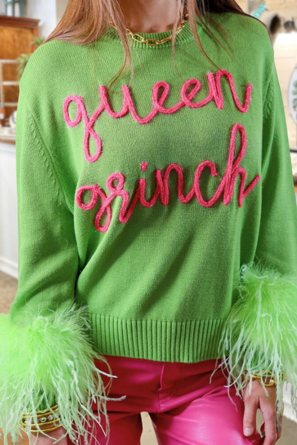 Grinch Feathers Sweatershirt